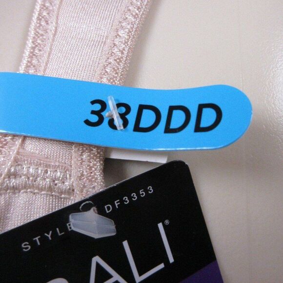 BALI Live it Up Seamless Underwire Bra Style 3353 Size 38DDD aka 38F Vanilla NWT - Picture 6 of 9